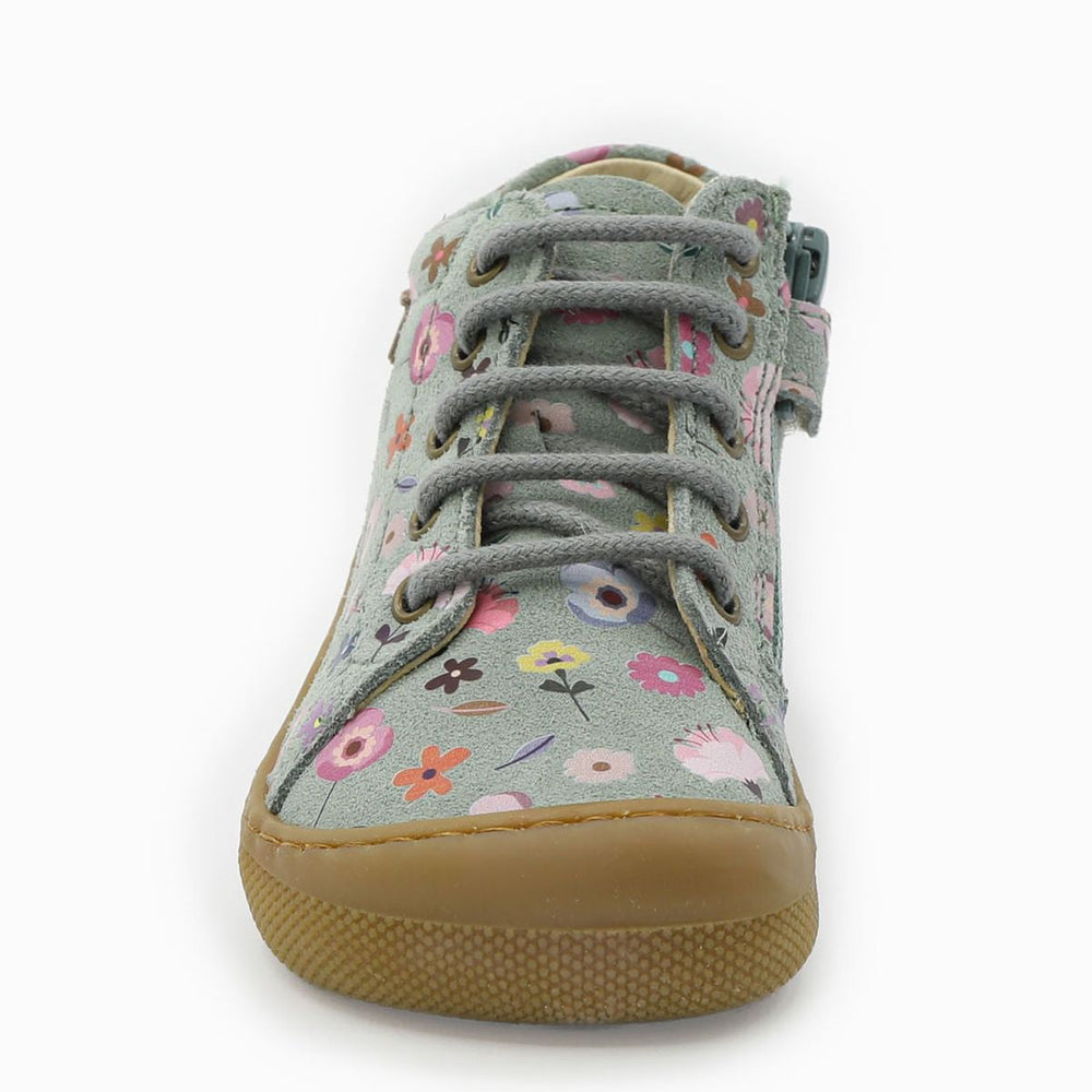Naturino Barefoot Orec Zip Suede Flowering Sage