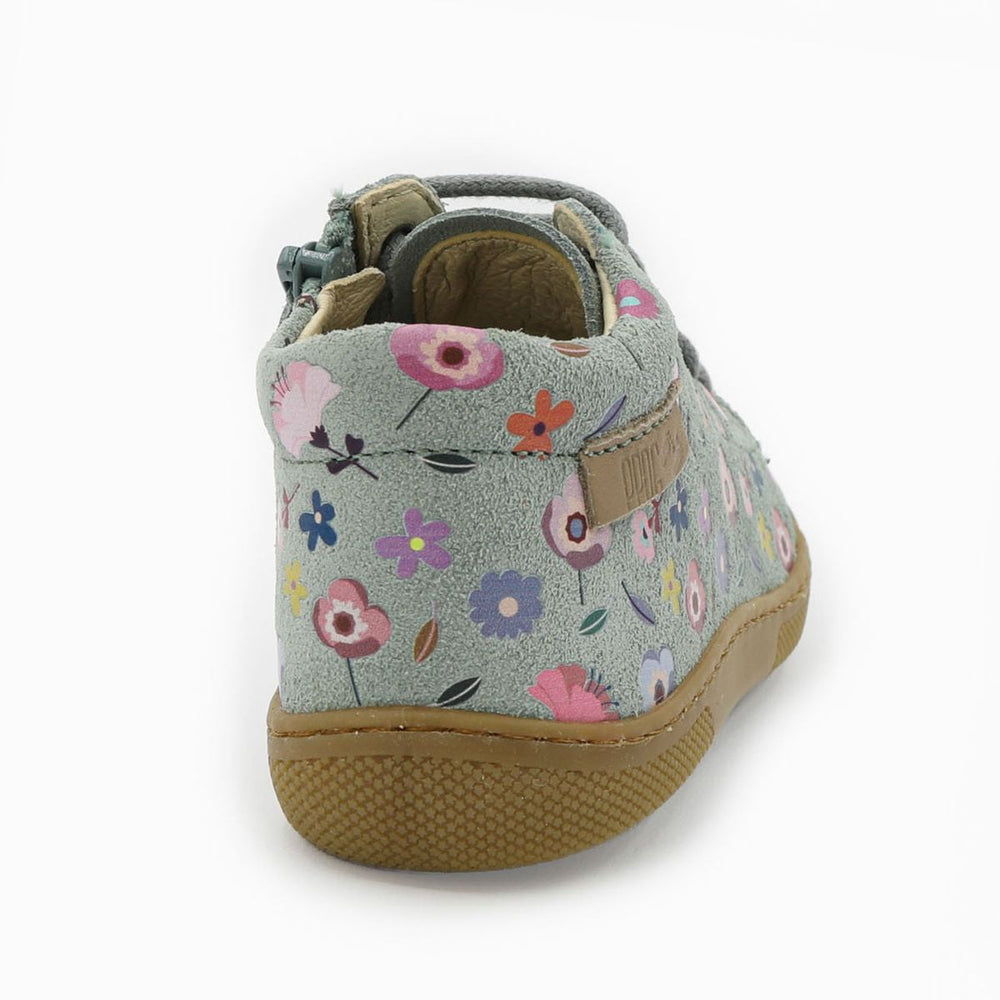 Naturino Barefoot Orec Zip Suede Flowering Sage