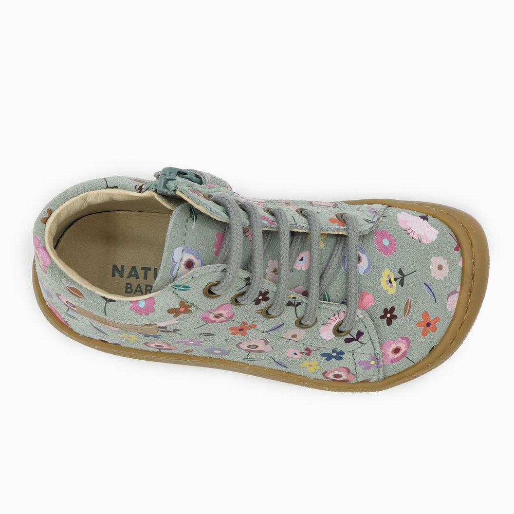 Naturino Barefoot Orec Zip Suede Flowering Sage