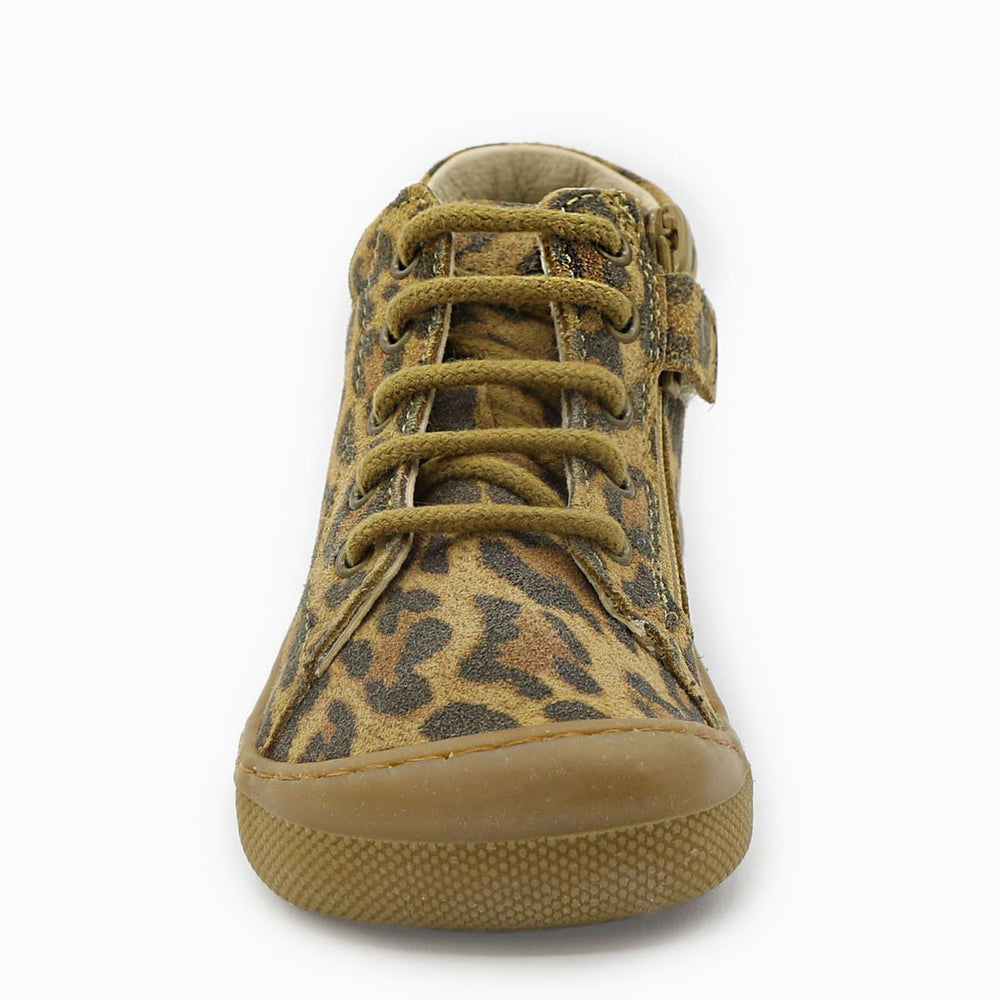 Naturino Barefoot Orec Zip Suede Jaguar Brown