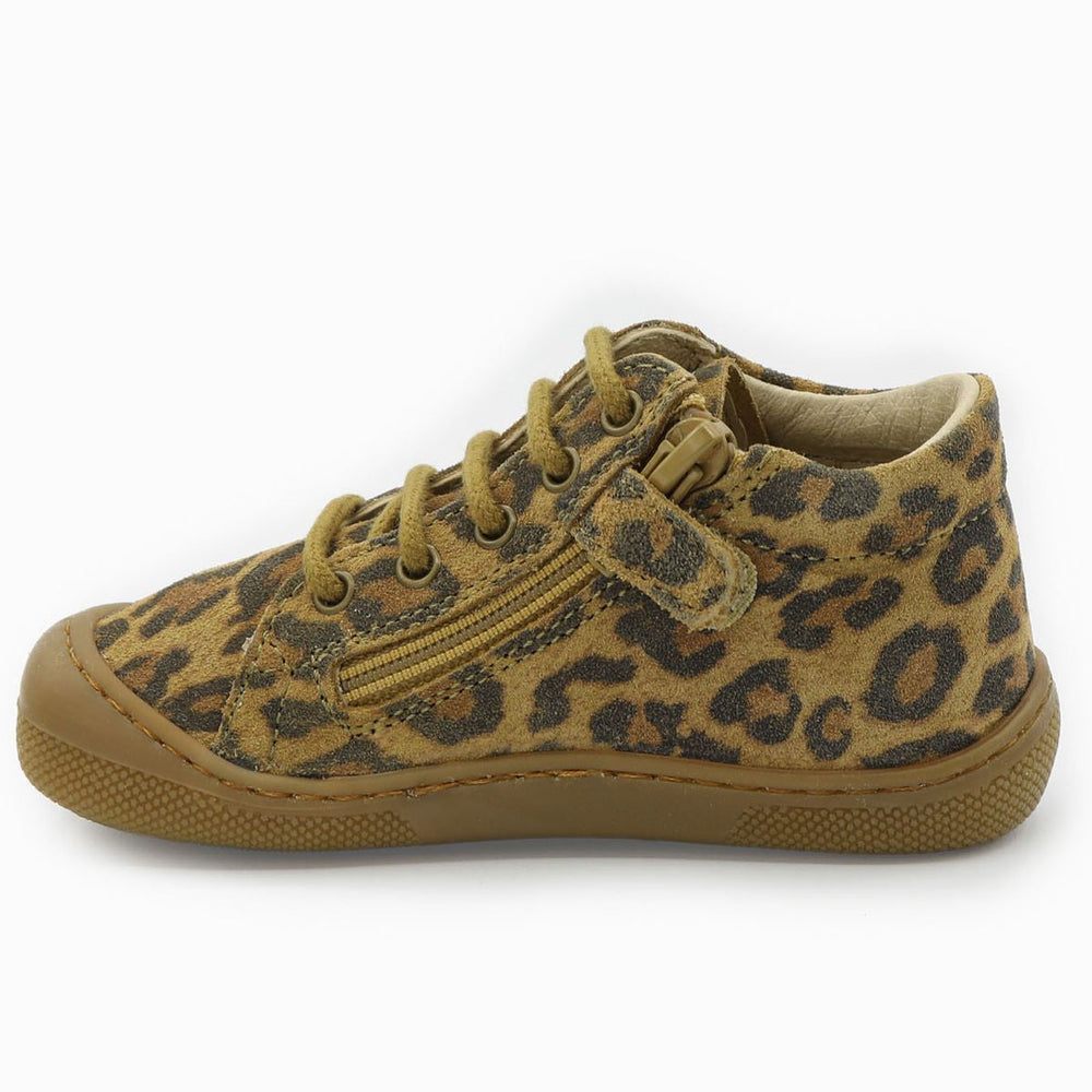 Naturino Barefoot Orec Zip Suede Jaguar Brown
