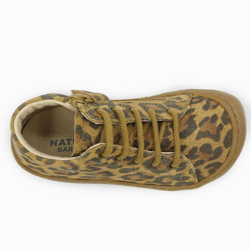 Naturino Barefoot Orec Zip Suede Jaguar Brown