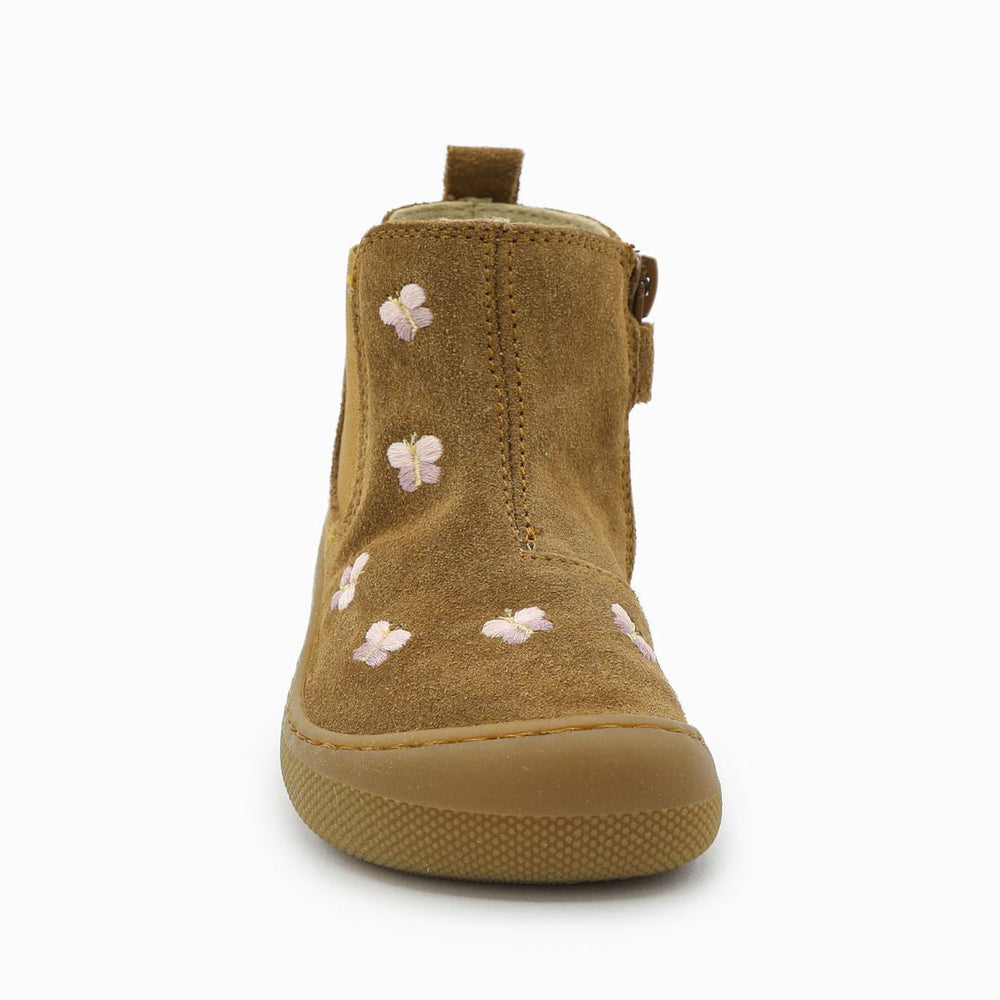 Naturino Barefoot Saik Butterfly Suede Brown