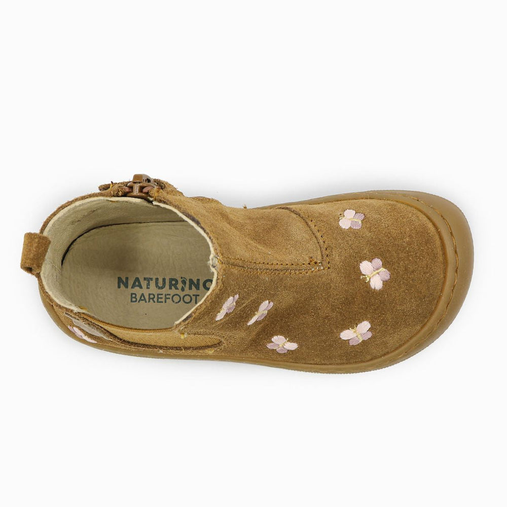 Naturino Barefoot Saik Butterfly Suede Brown