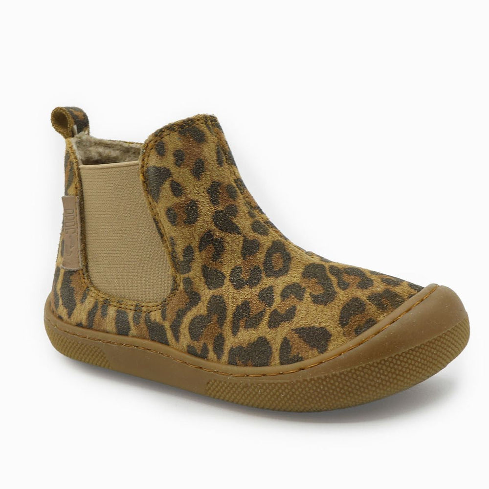 Naturino Barefoot Saik Suede Jaguar Wool Brown