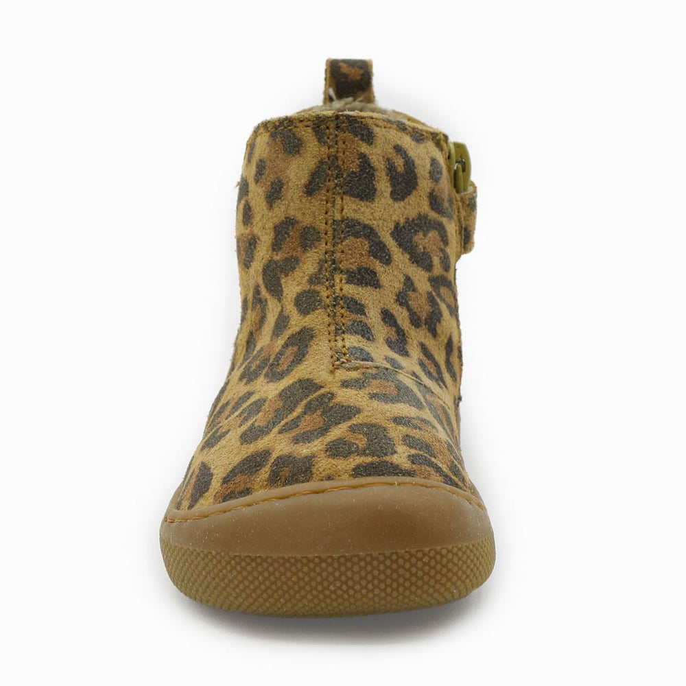 Naturino Barefoot Saik Suede Jaguar Wool Brown