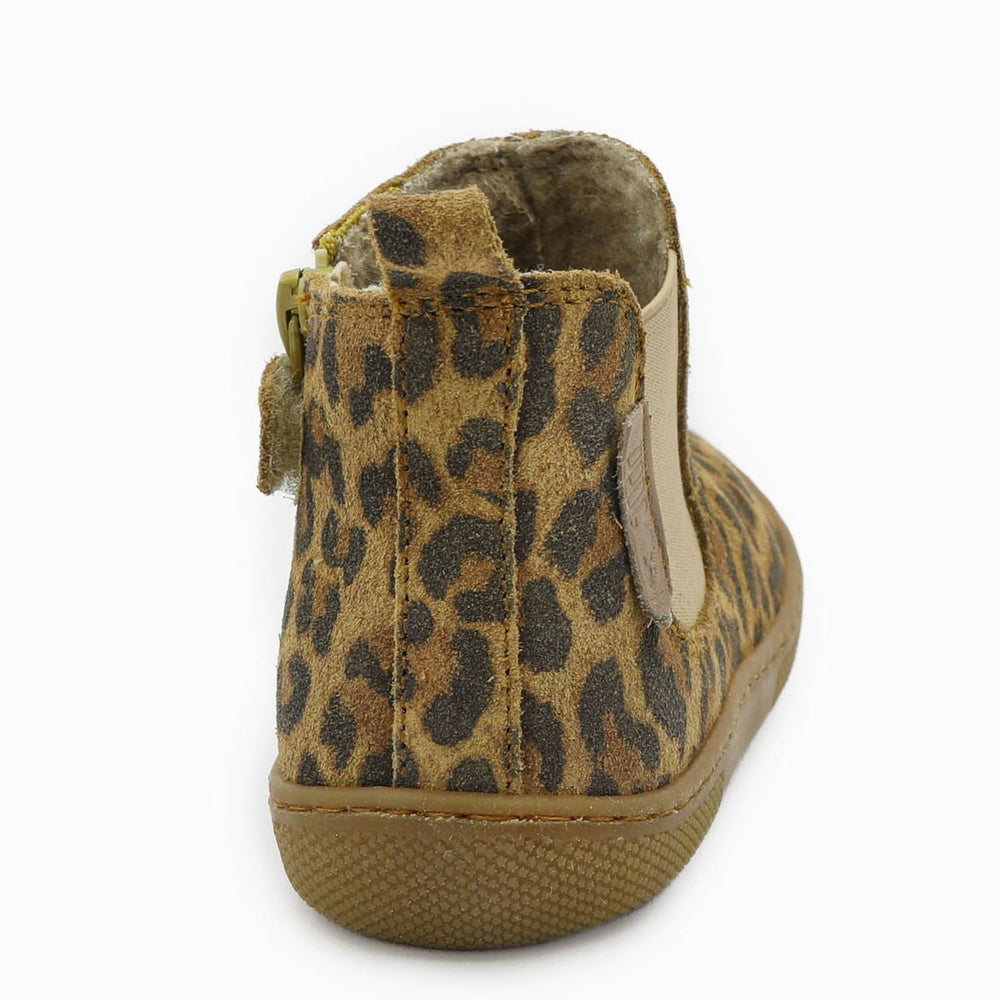Naturino Barefoot Saik Suede Jaguar Wool Brown