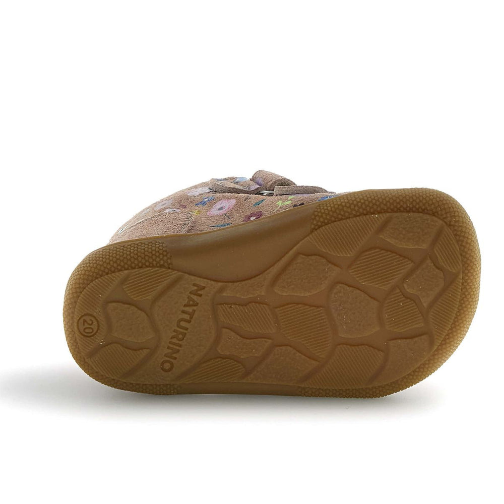 Naturino Barefoot Spinni WP de ante y lana rosa
