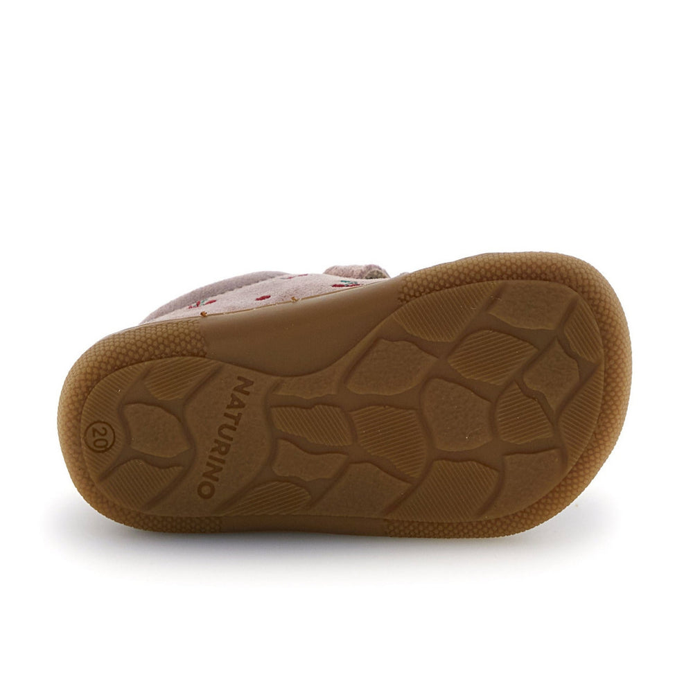 Naturino Barefoot Orec Velcros Cherry Rose