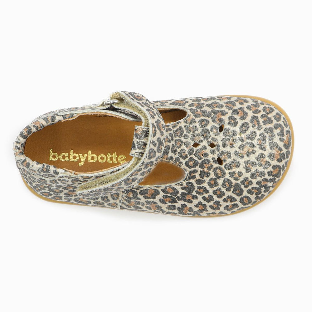 Babybotte Paris Velcros Leopardo