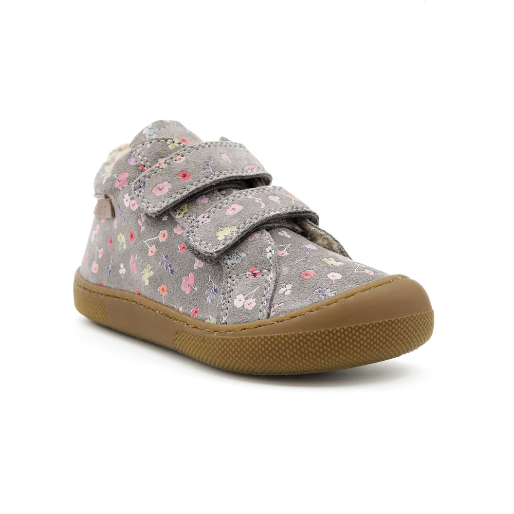 Naturino Barefoot Kommy Forro Flores Multi Gris