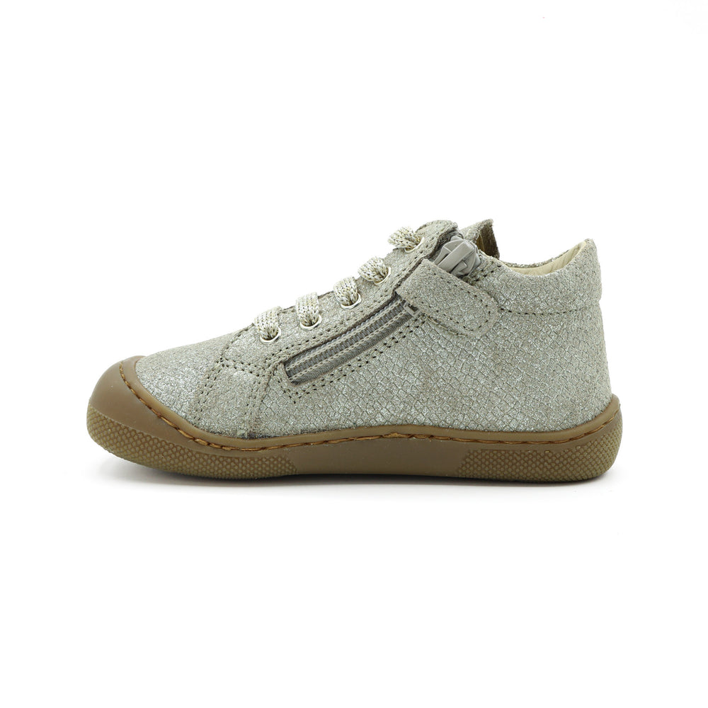 Naturino Barefoot Kommy Zip Lagarto Platino