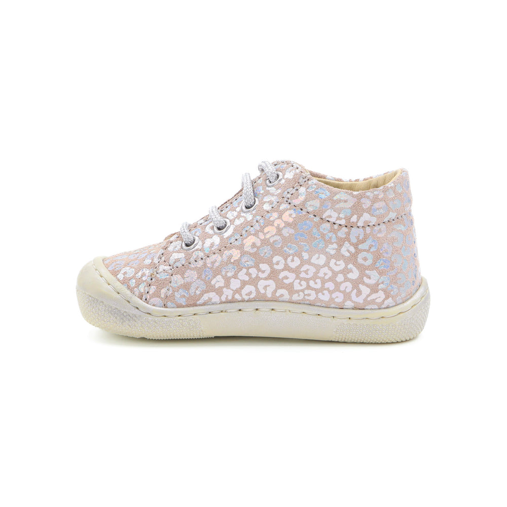 Naturino Barefoot Orec Lacets Shiny Leo Beige