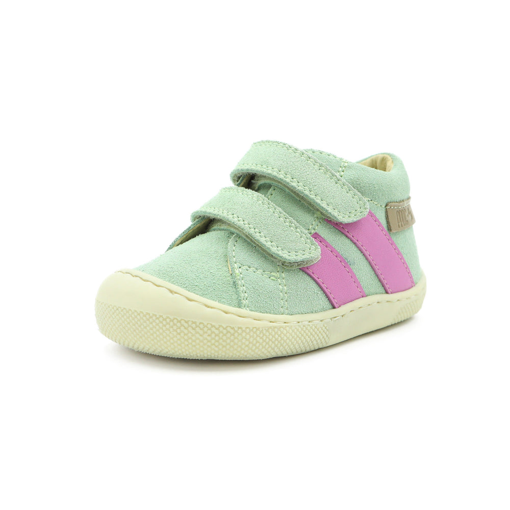 Naturino Barefoot Grimby Velcros Mint Deep Pink