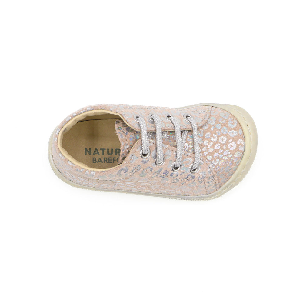Naturino Barefoot Orec Lacets Shiny Leo Beige