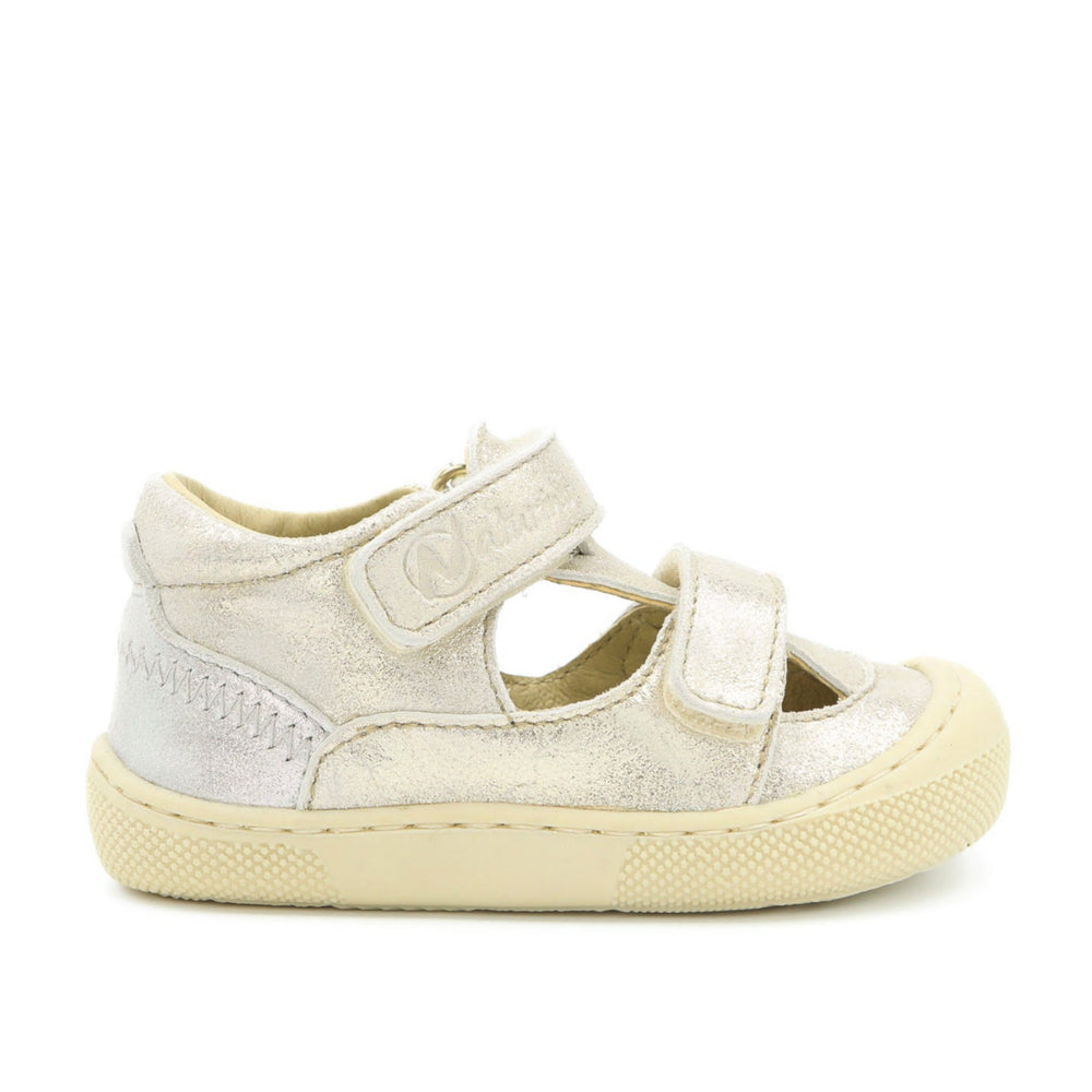 Sandalias Naturino Barefoot Piri Platino Plata