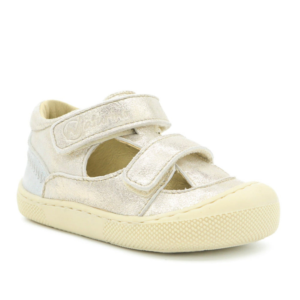 Sandalias Naturino Barefoot Piri Platino Plata