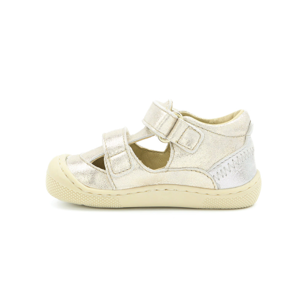 Sandalias Naturino Barefoot Piri Platino Plata