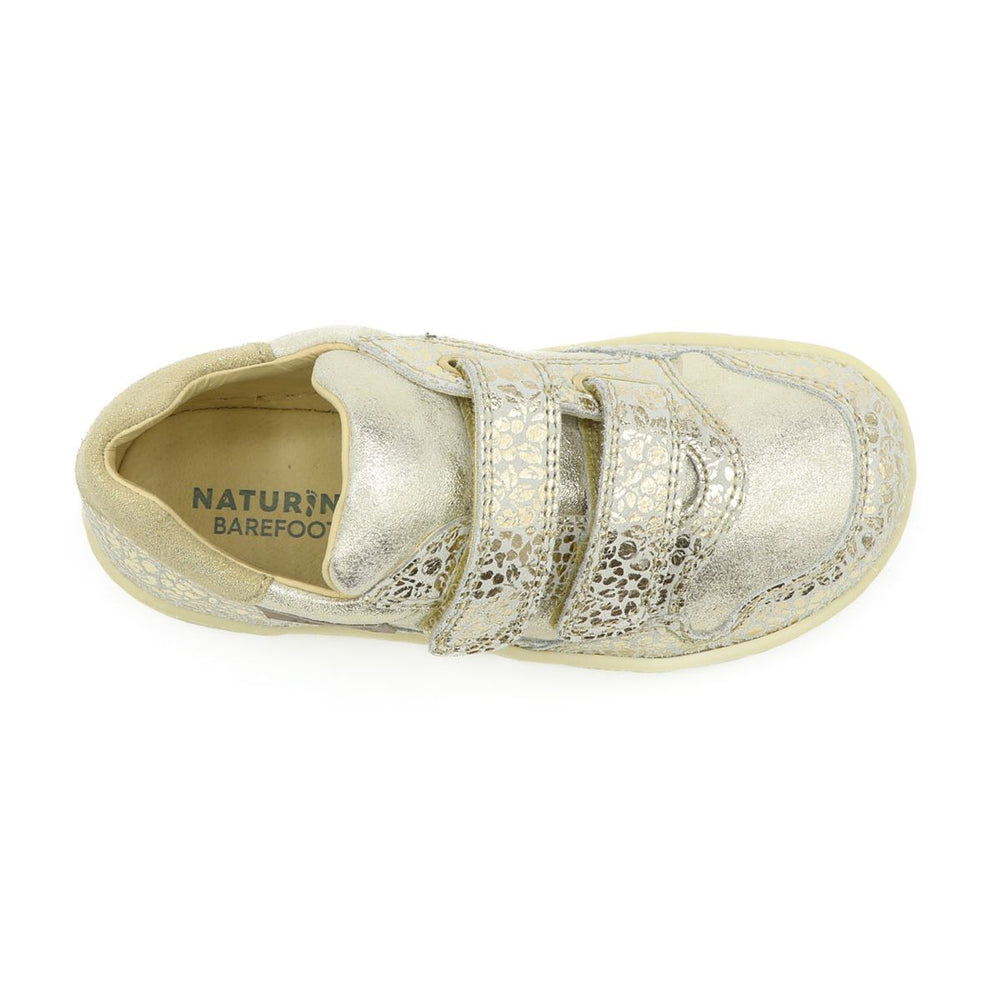Naturino Kids Lilox Ante Flor Glitter Platino