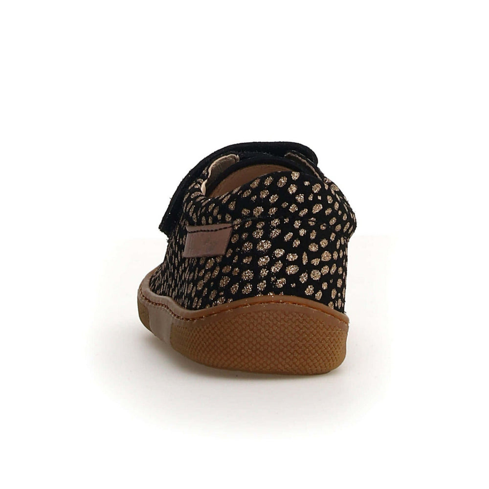 Naturino Barefoot Rabir Velcros Pony Black Platinum