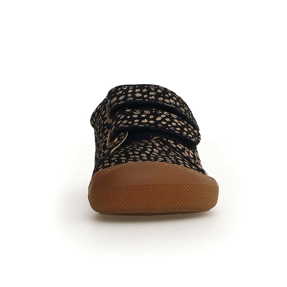 Naturino Barefoot Rabir Velcros Pony Black Platinum