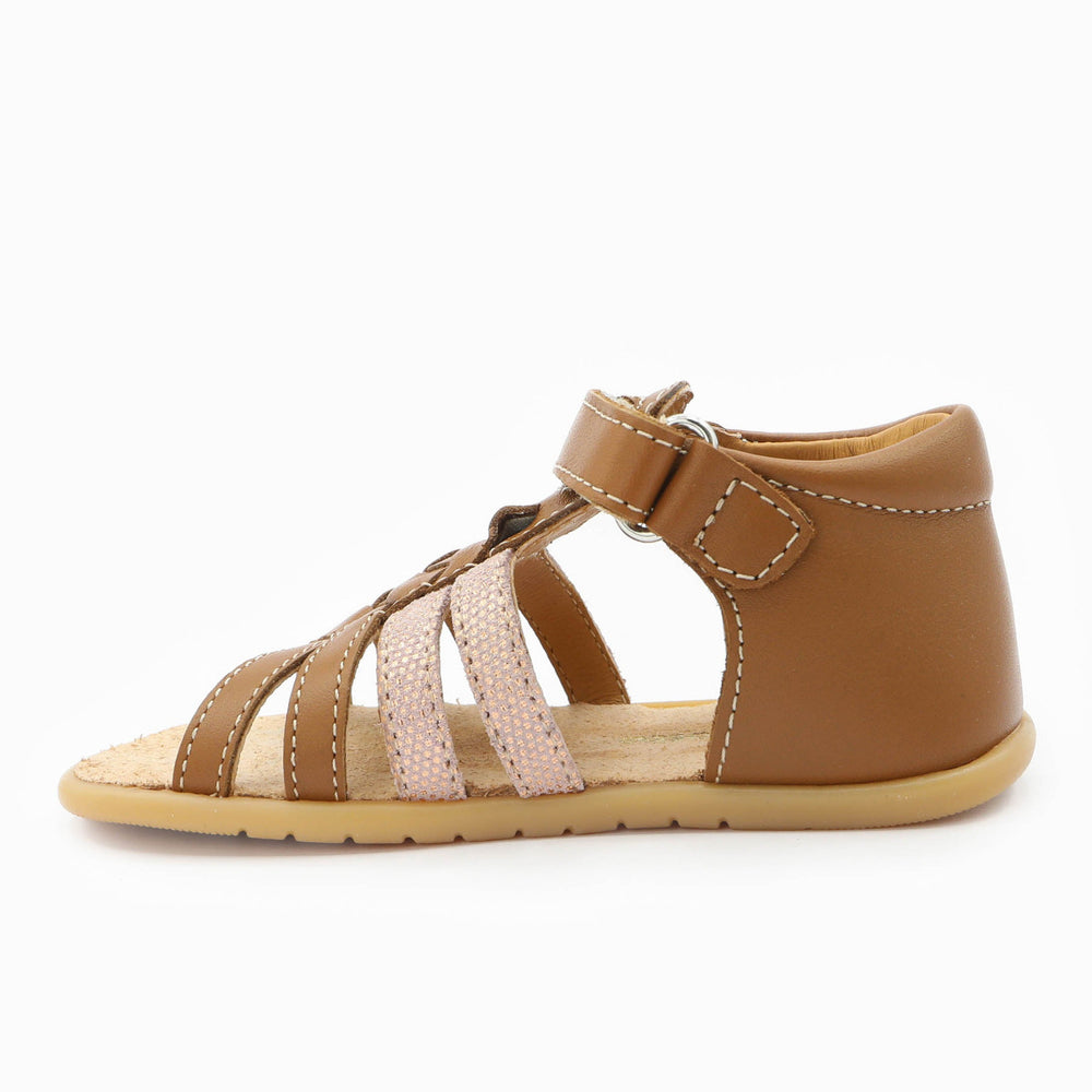 Babybotte Tourbillon Velcros Cognac