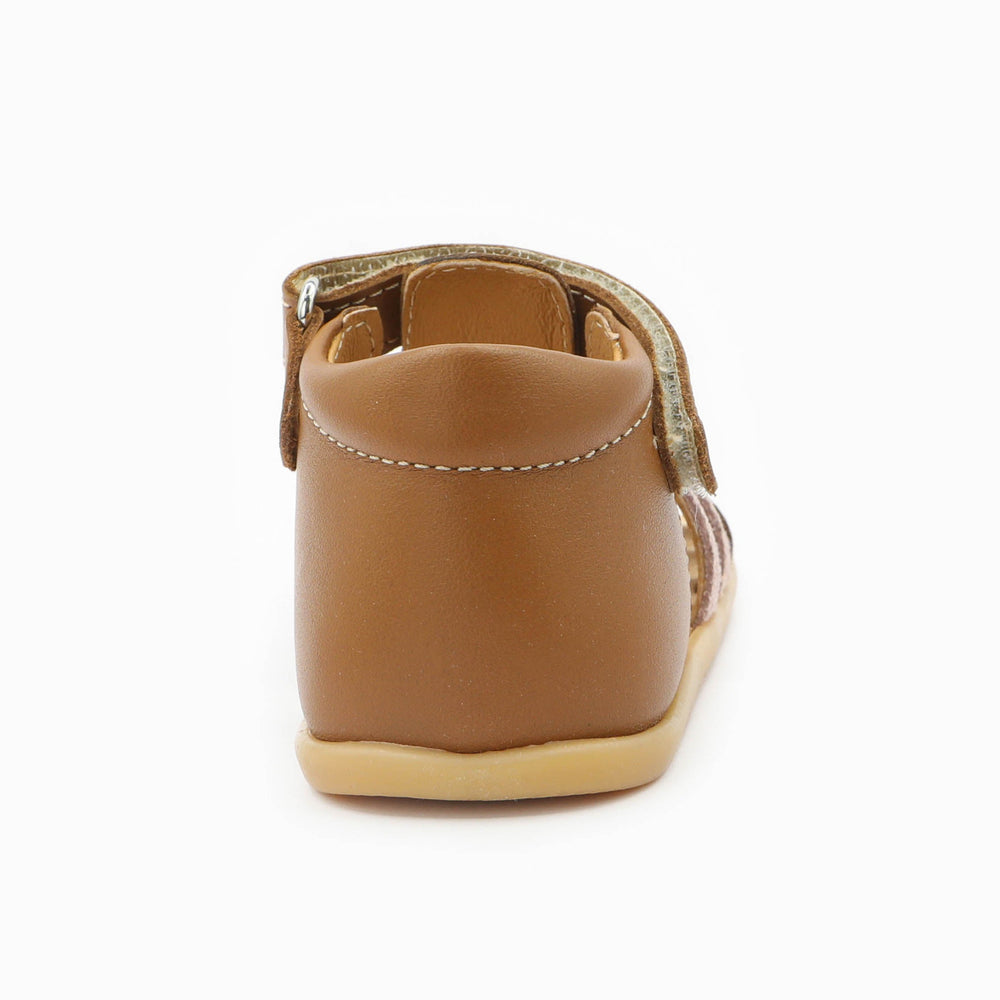 Babybotte Tourbillon Velcros Cognac