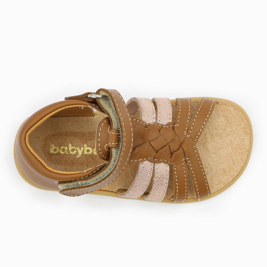 Babybotte Tourbillon Velcros Cognac