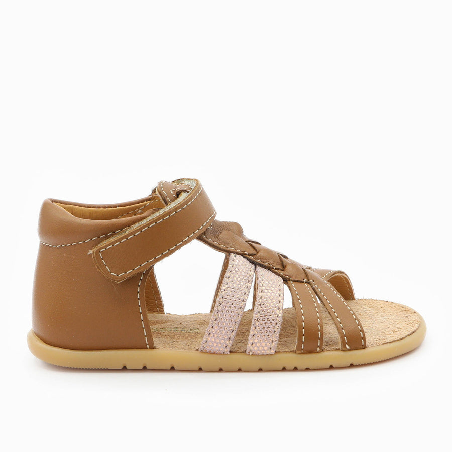 Babybotte Tourbillon Velcros Cognac