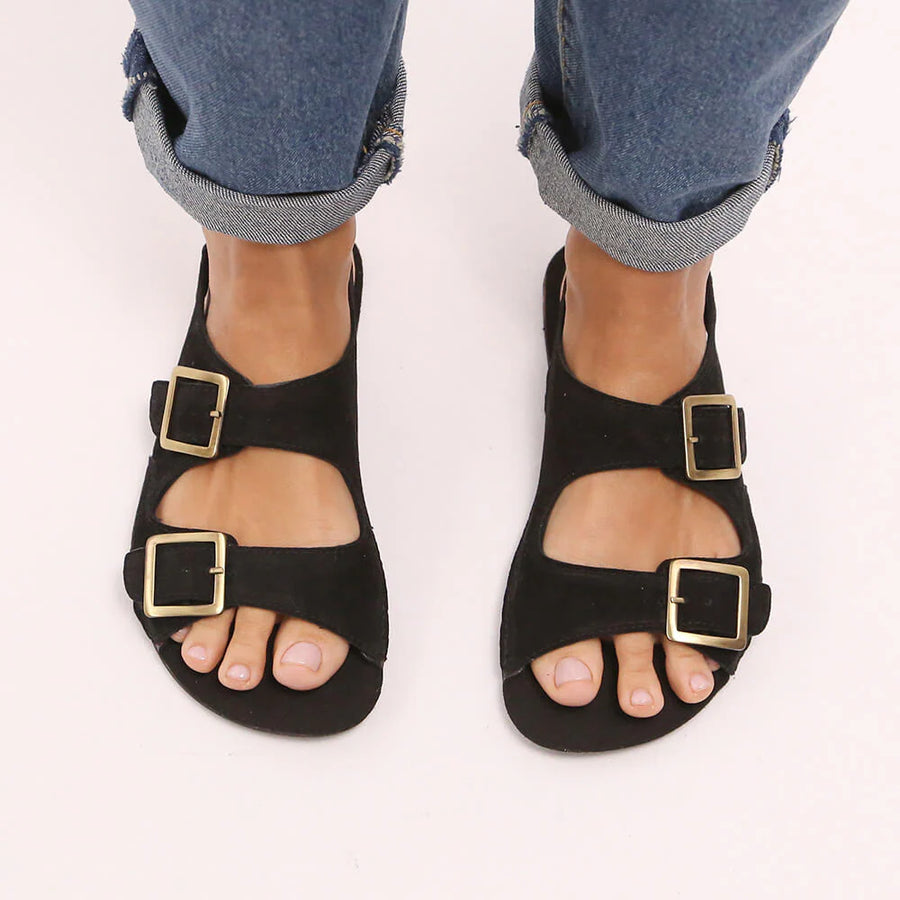 Zapato Feroz Adulto Saler Negro Serraje