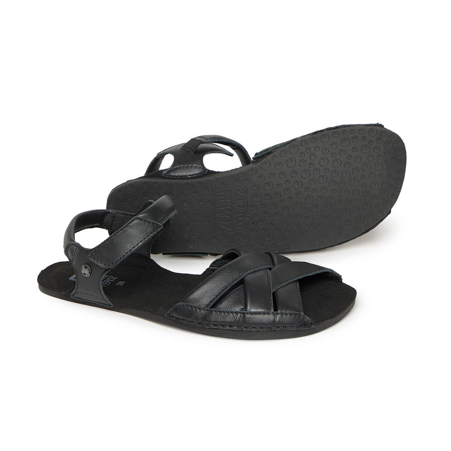 Zapato Feroz Adulto Freekers Gandia Negro Serraje