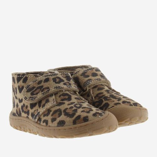 Victoria Barefoot Bosco Botín Velcro Leopardo