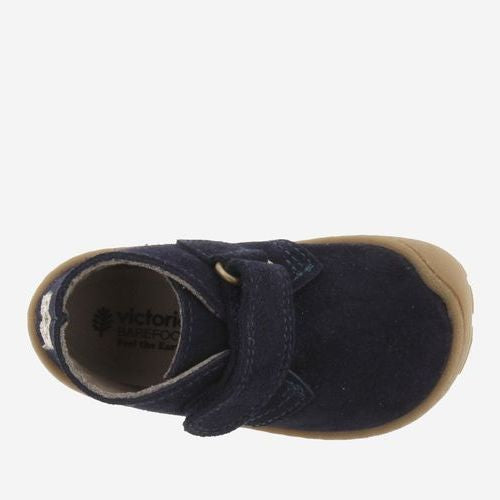 Victoria Barefoot Bosco Bottine Velcro Marino