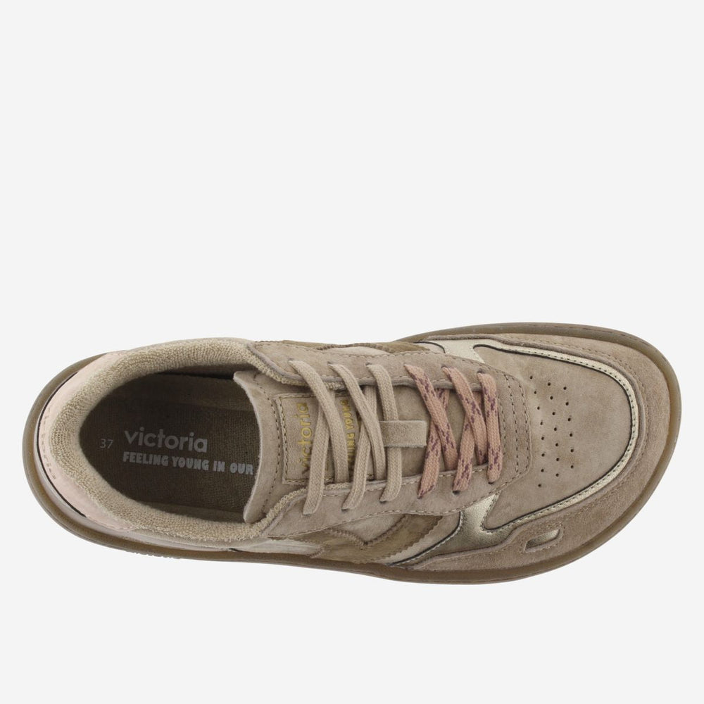 Victoria Duna Barefoot Adulte Serraje Metal Beige