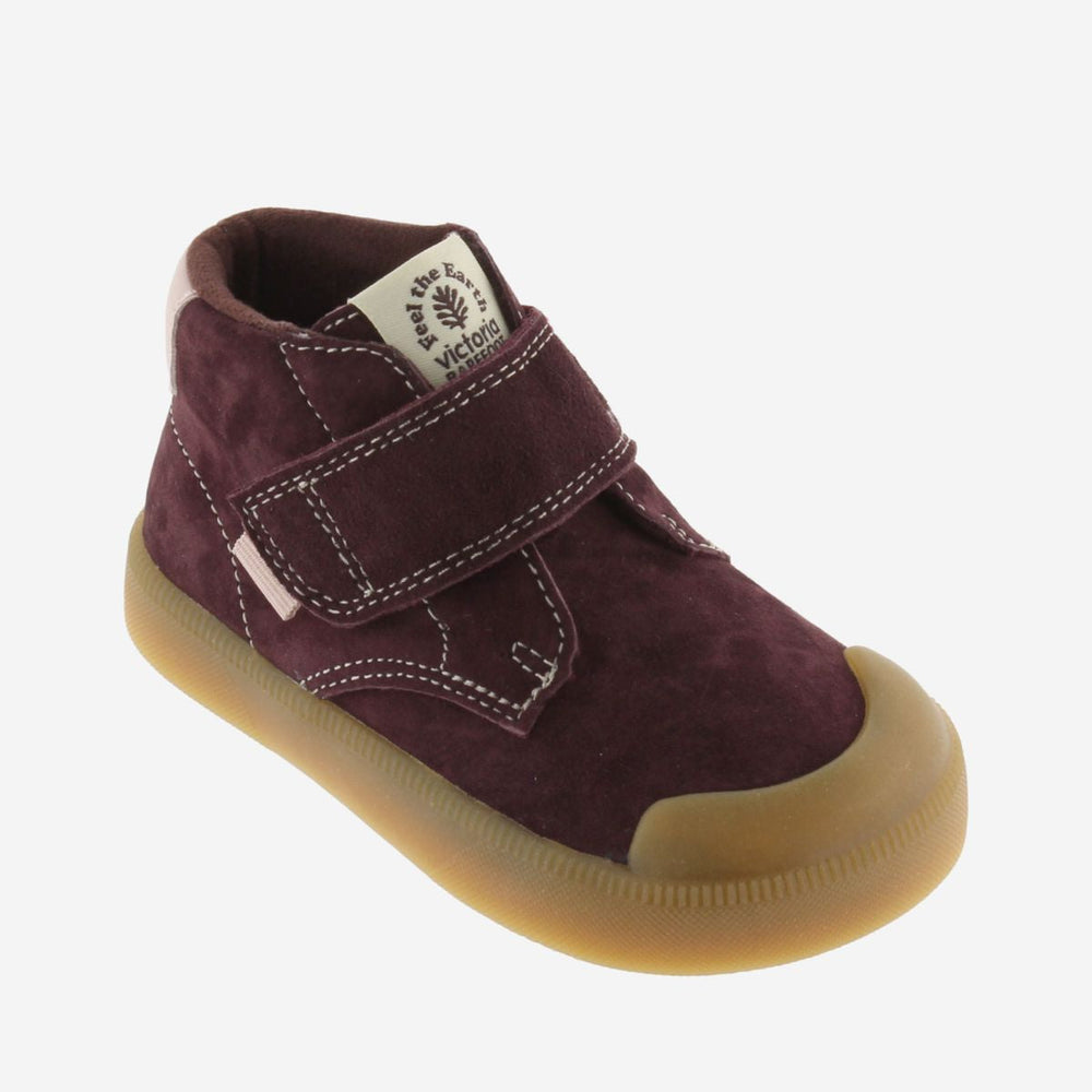 Victoria Oliver Barefoot Botin Serraje Burdeos