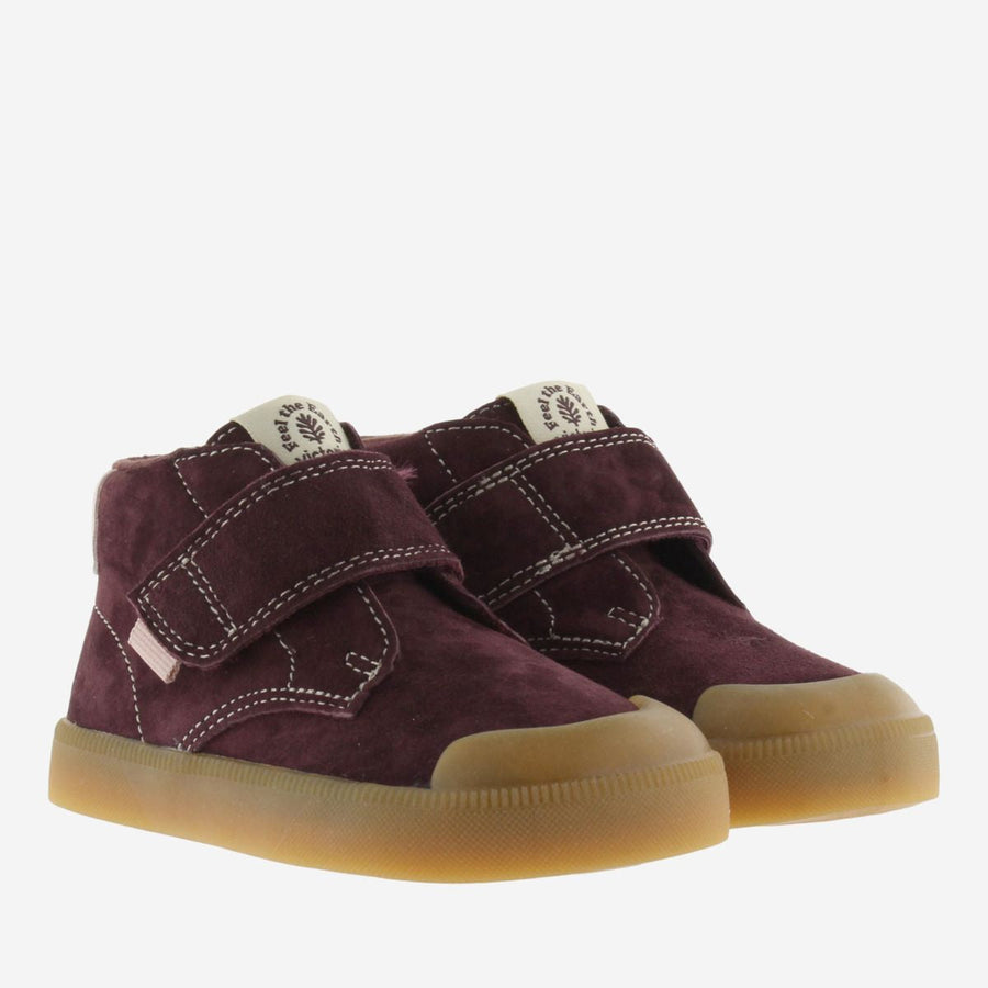 Victoria Oliver Barefoot Botin Serraje Burdeos