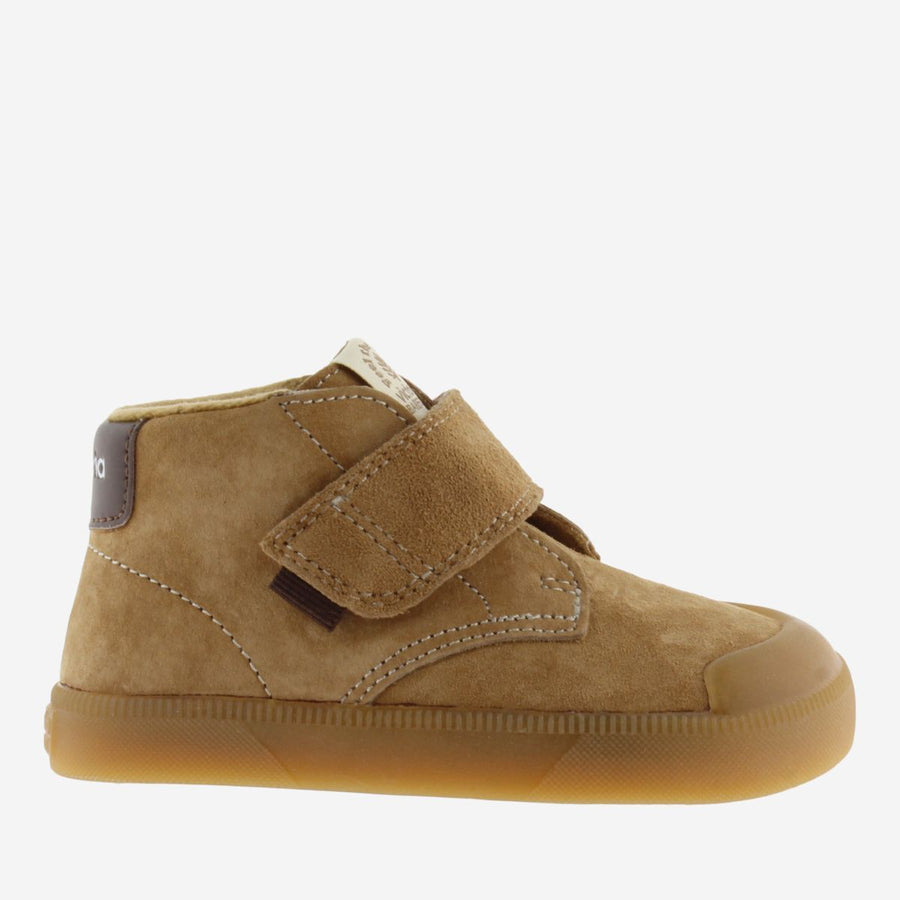 Victoria Oliver Barefoot Botin Serraje Camel