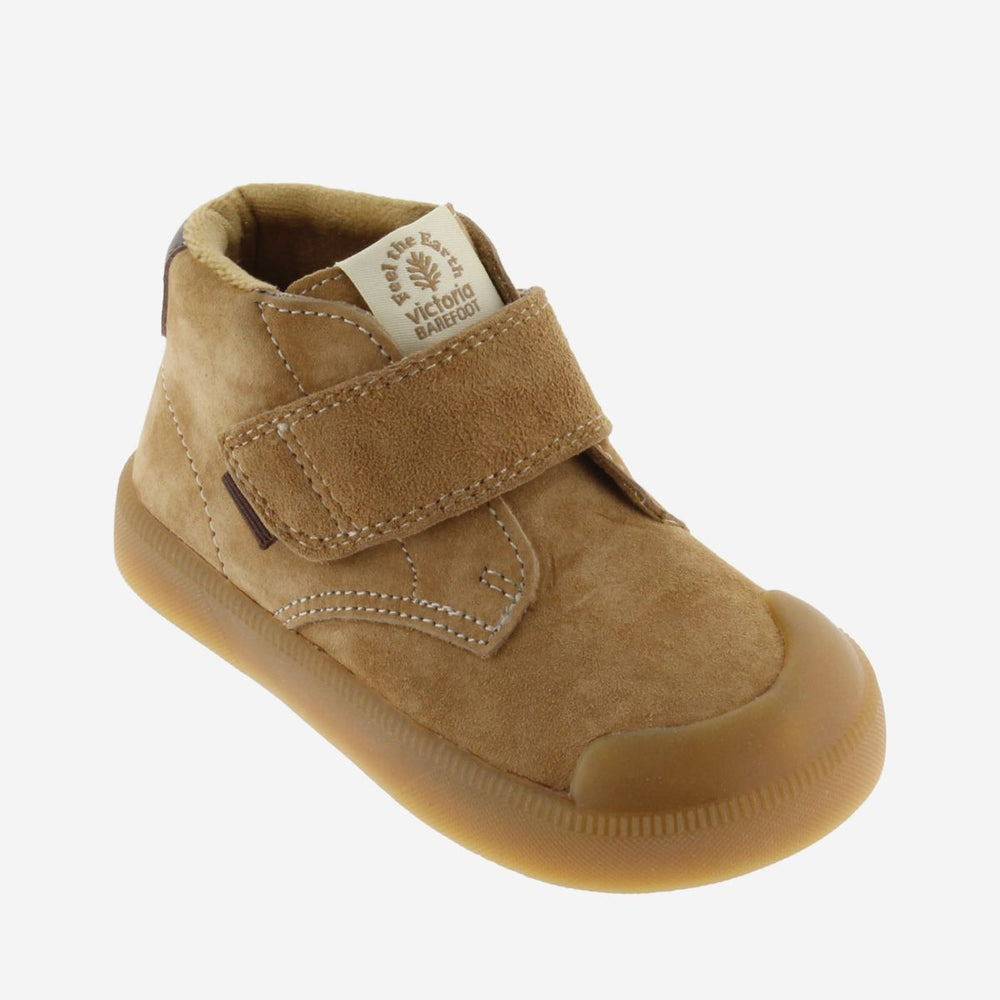 Victoria Oliver Barefoot Botin Serraje Camel