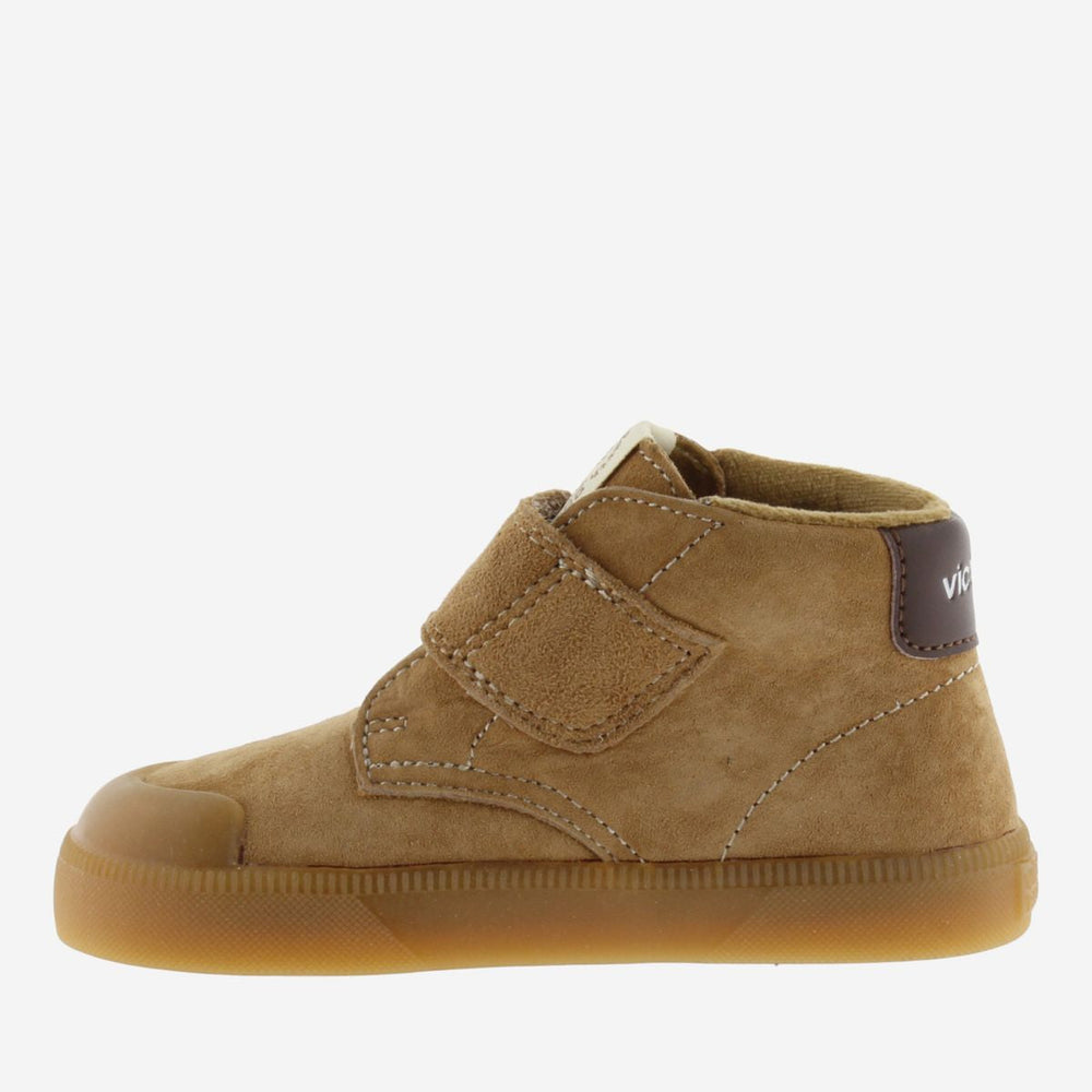 Victoria Oliver Barefoot Botin Serraje Camel