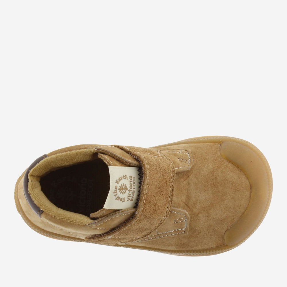 Victoria Oliver Barefoot Botin Serraje Camel