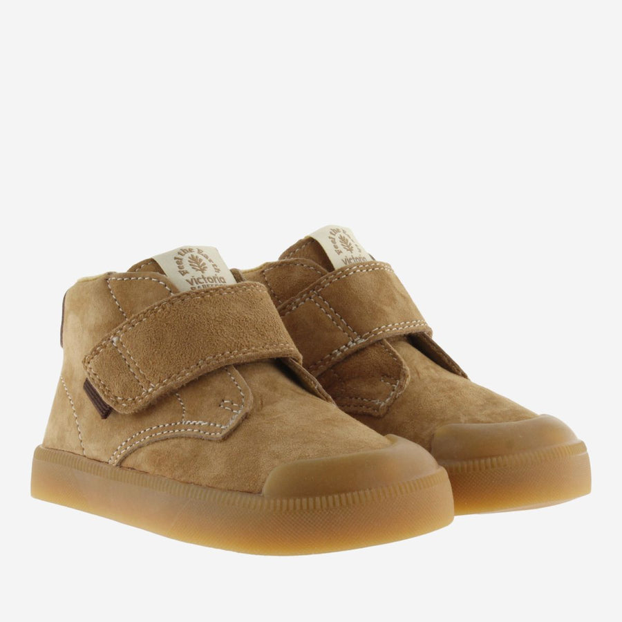 Victoria Oliver Barefoot Botin Serraje Camel