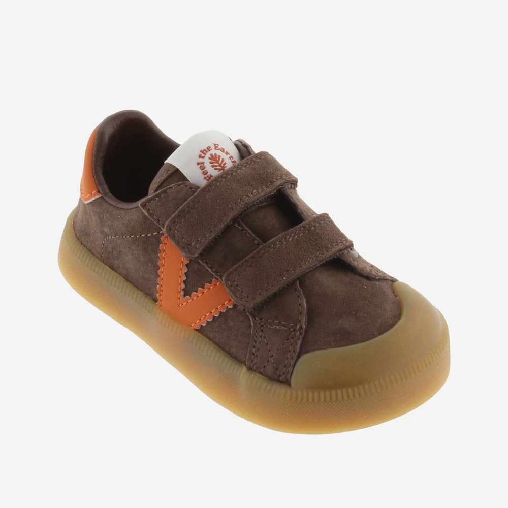 Victoria Oliver Barefoot Tiras Serraje Marron