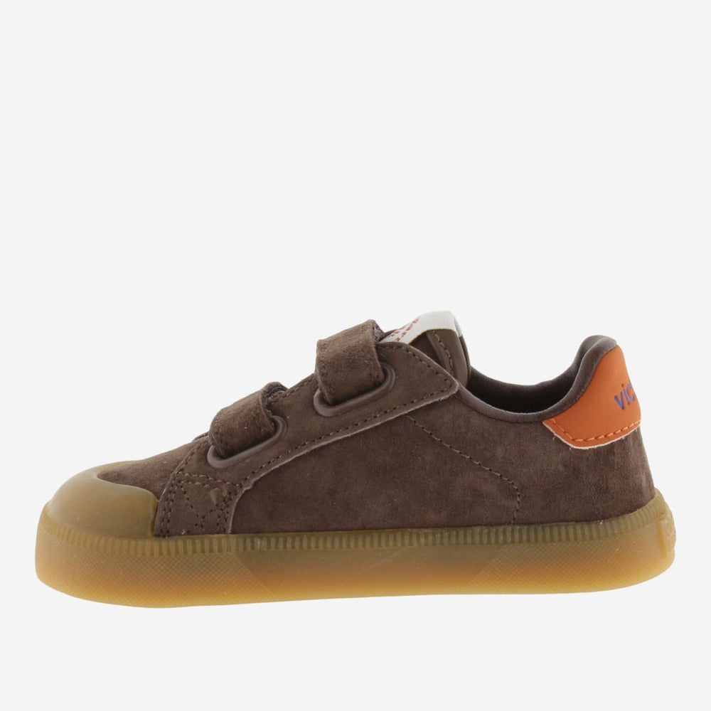 Victoria Oliver Barefoot Tiras Serraje Marron