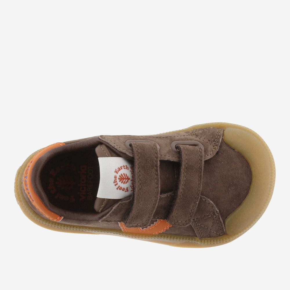 Victoria Oliver Barefoot Tiras Serraje Marron