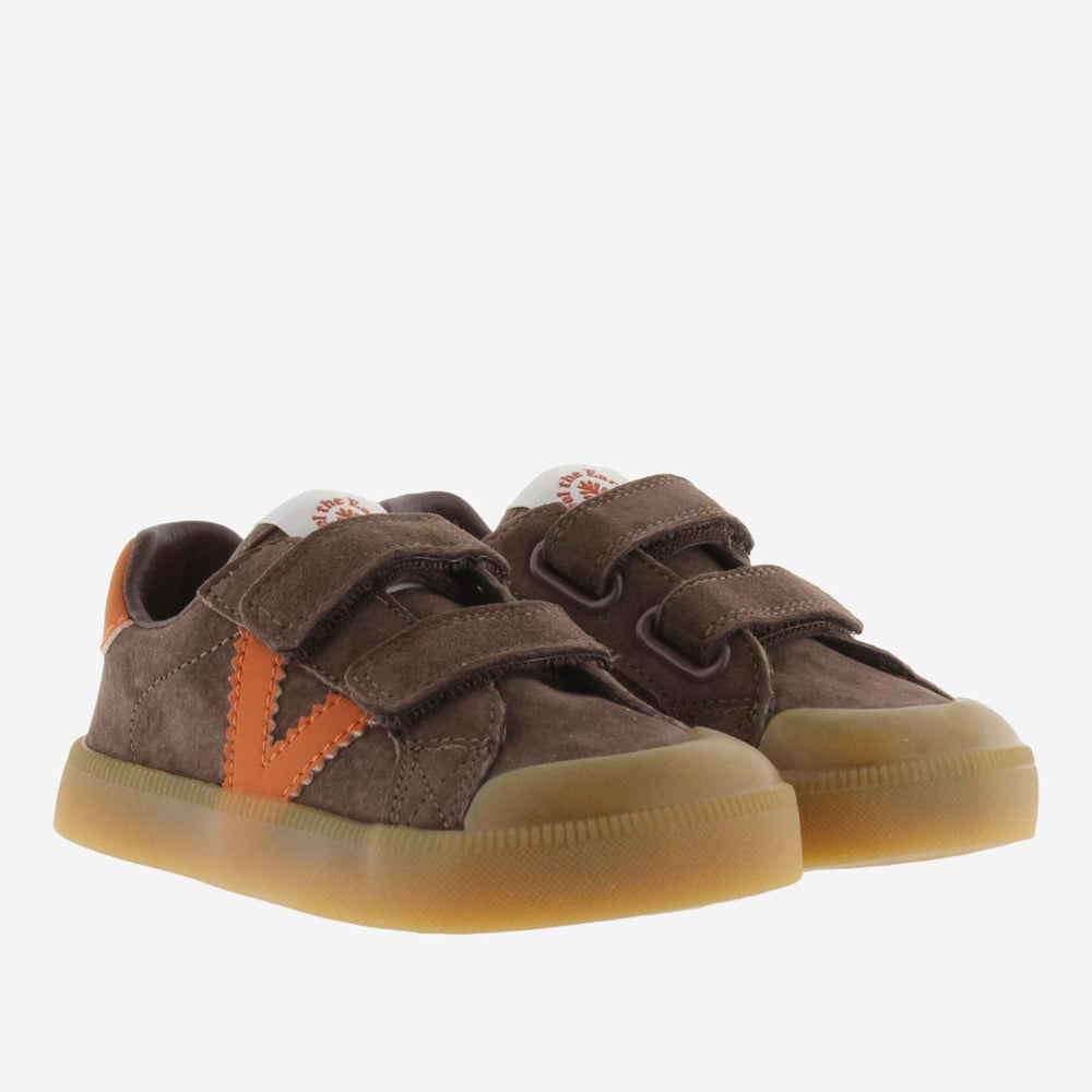 Victoria Oliver Barefoot Tiras Serraje Marron