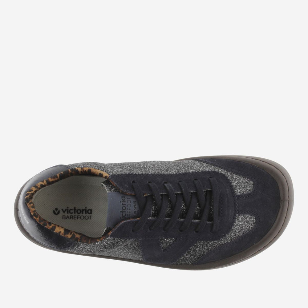 Victoria Olmo Barefoot Adulte Glitter & Serraje Antracita