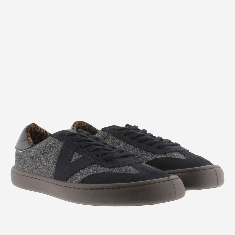 Victoria Olmo Barefoot Adulte Glitter & Serraje Antracita
